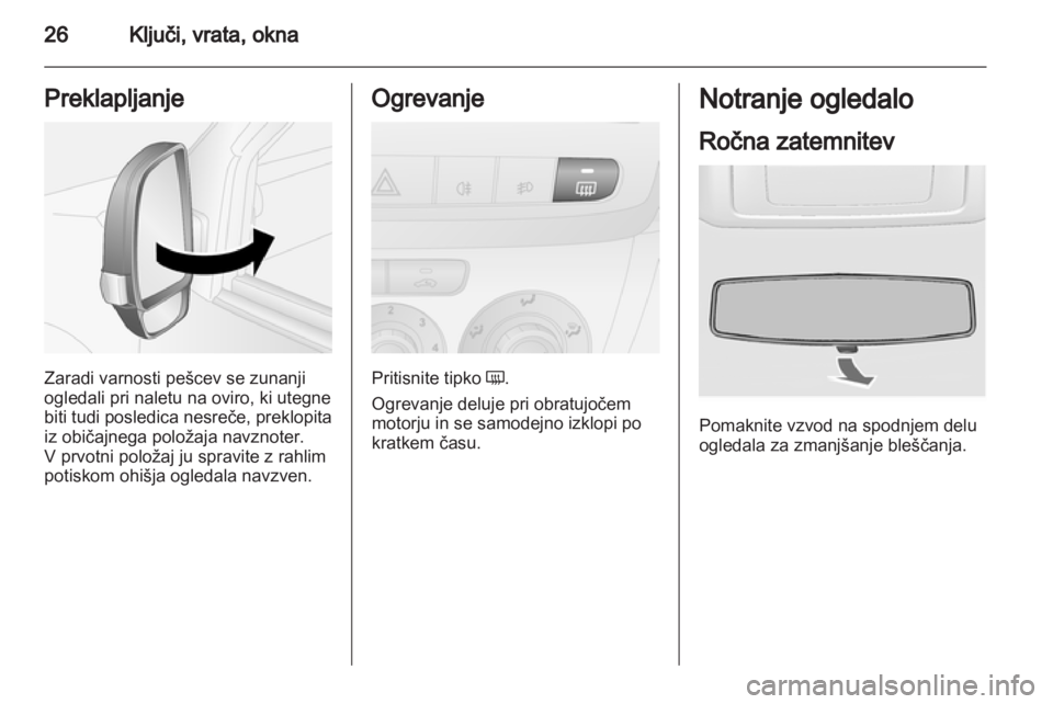 OPEL COMBO D 2012  Uporabniški priročnik 