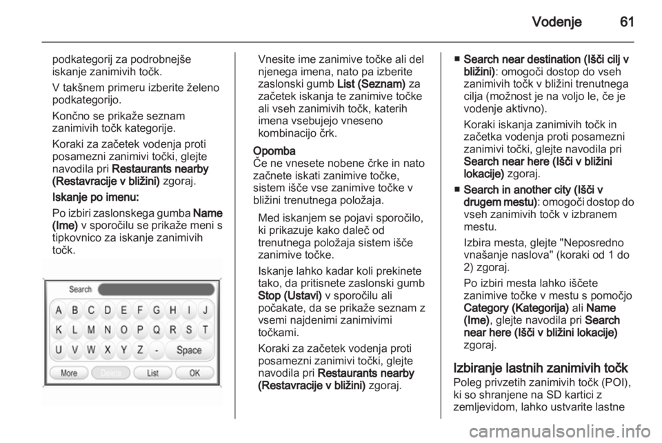 OPEL CORSA 2013.5  Navodila za uporabo Infotainment sistema 