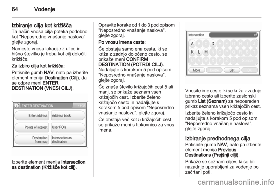 OPEL CORSA 2013.5  Navodila za uporabo Infotainment sistema 