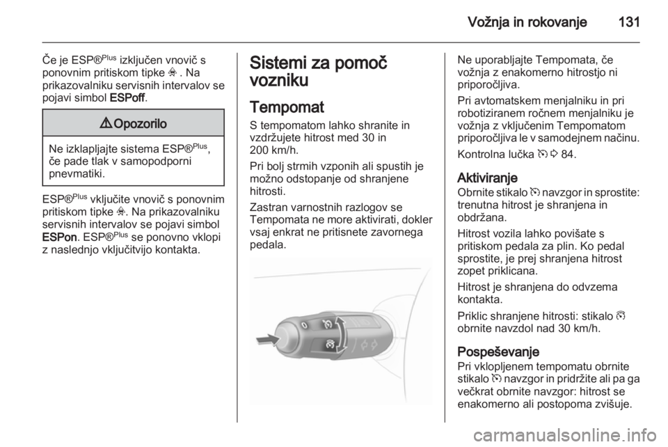 OPEL CORSA 2013.5  Uporabniški priročnik 