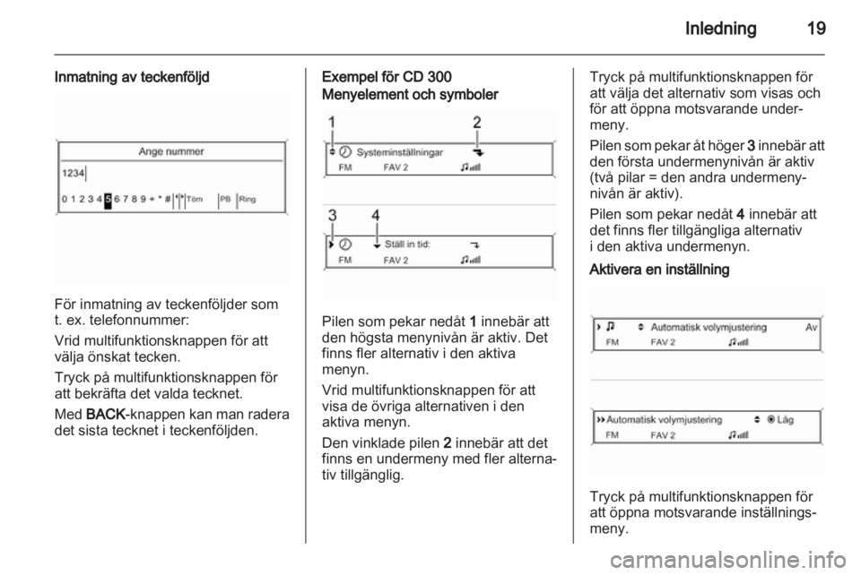 OPEL MERIVA 2011  Handbok för infotainmentsystem 
