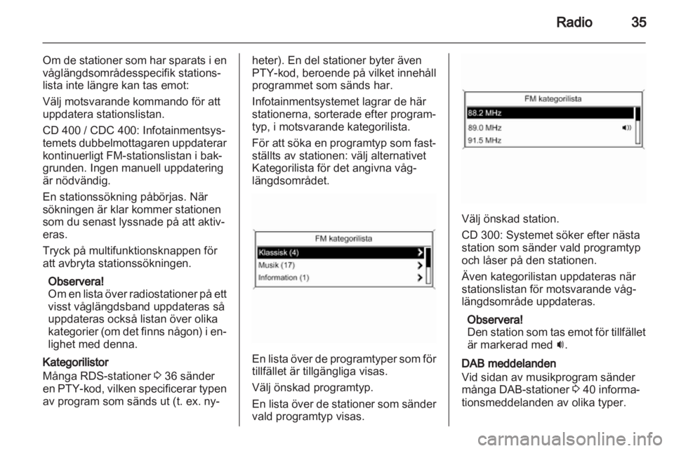 OPEL MERIVA 2011  Handbok för infotainmentsystem 