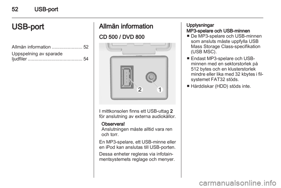 OPEL MERIVA 2011  Handbok för infotainmentsystem 