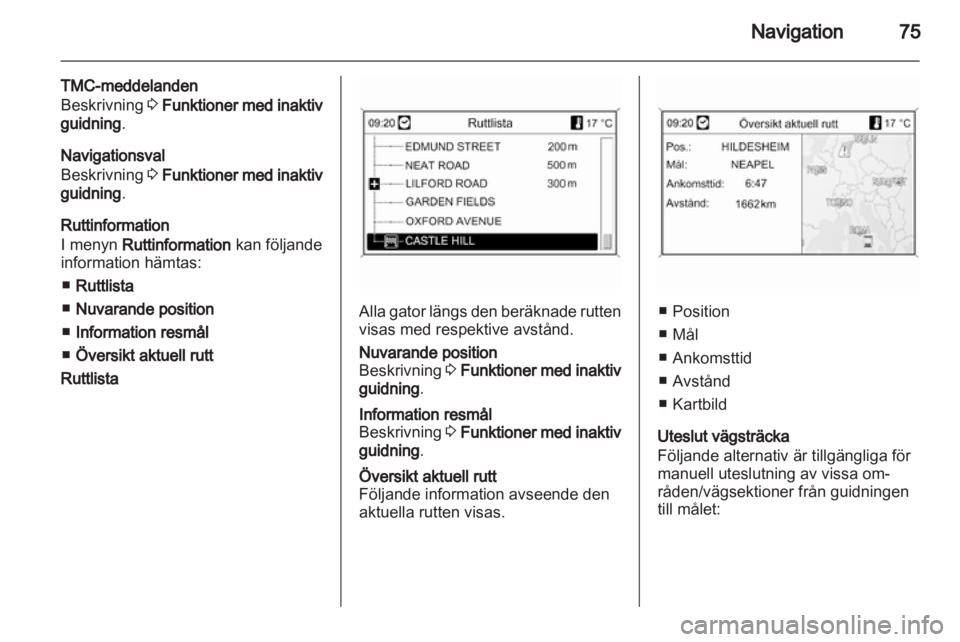 OPEL MERIVA 2011  Handbok för infotainmentsystem 