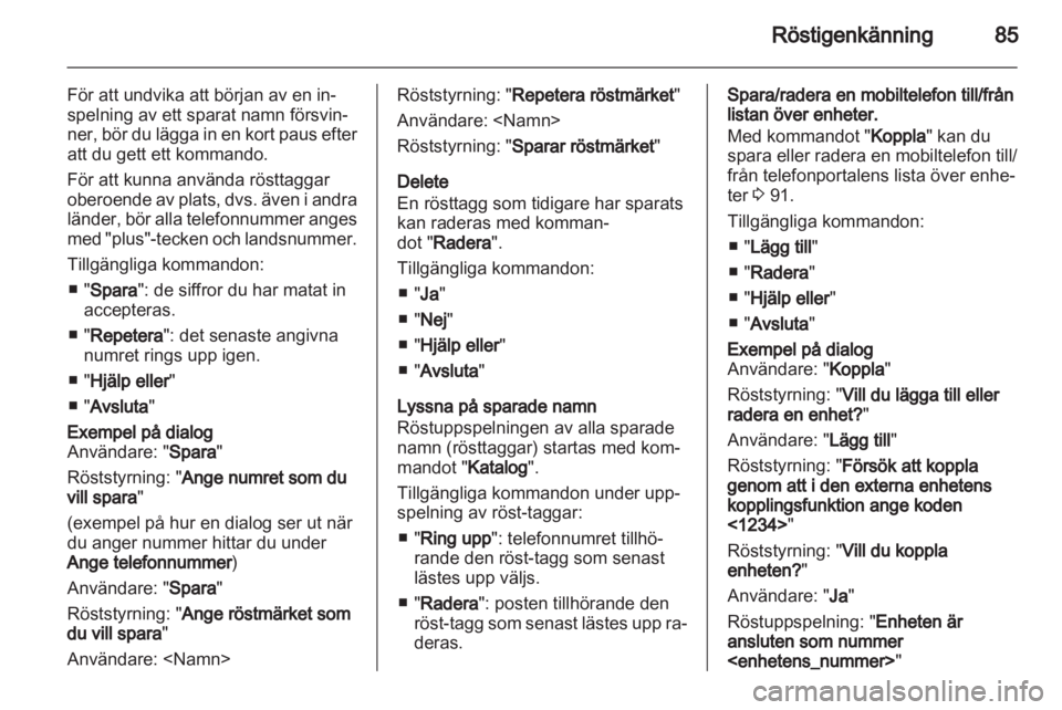 OPEL MERIVA 2011  Handbok för infotainmentsystem 