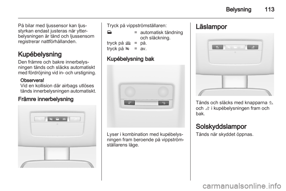 OPEL MERIVA 2011  Instruktionsbok 