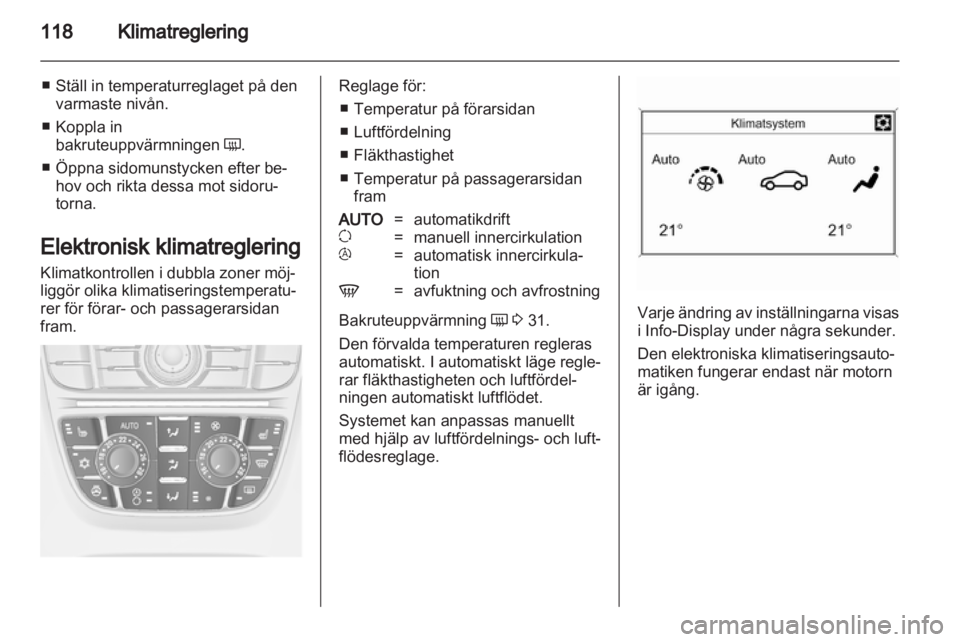 OPEL MERIVA 2011  Instruktionsbok 