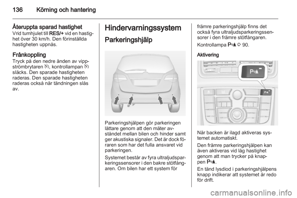 OPEL MERIVA 2011  Instruktionsbok 
