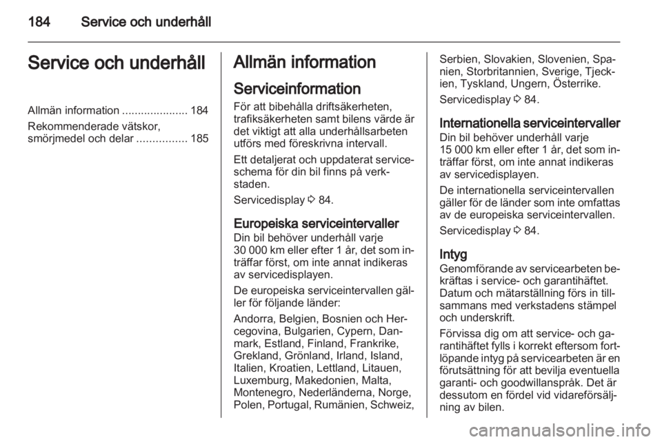 OPEL MERIVA 2011  Instruktionsbok 