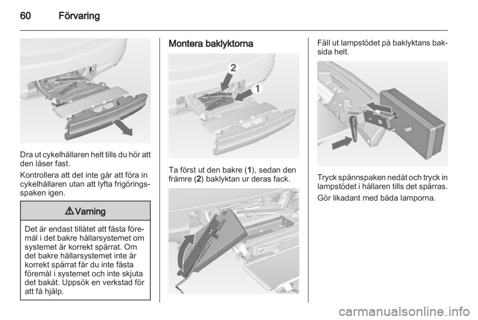 OPEL MERIVA 2011  Instruktionsbok 
