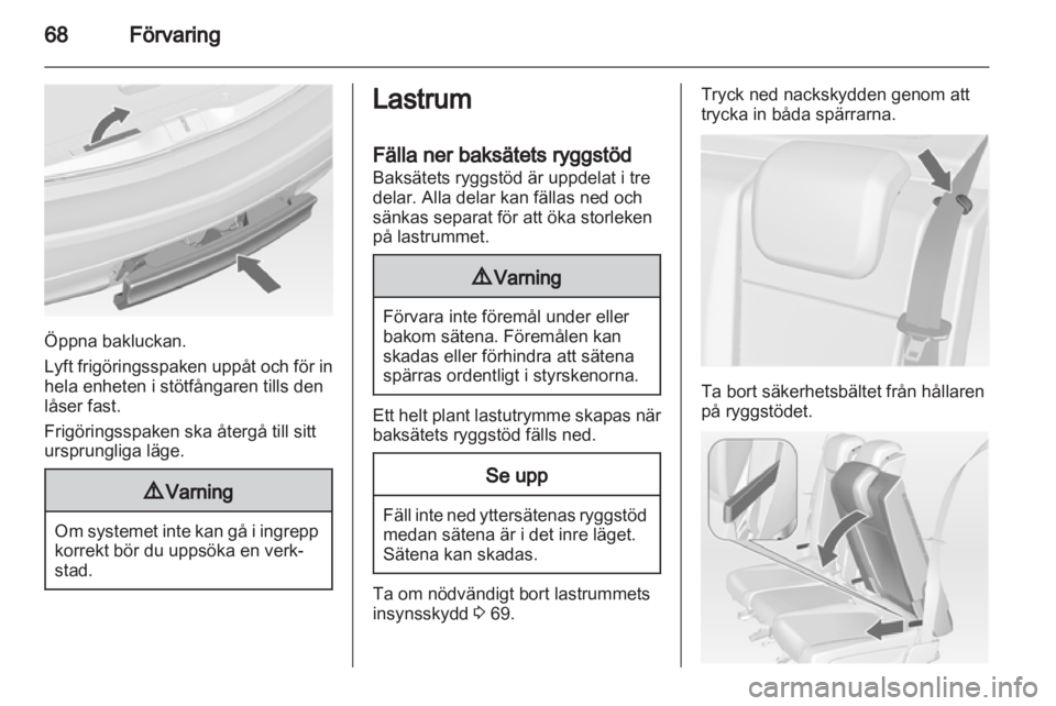 OPEL MERIVA 2011  Instruktionsbok 
