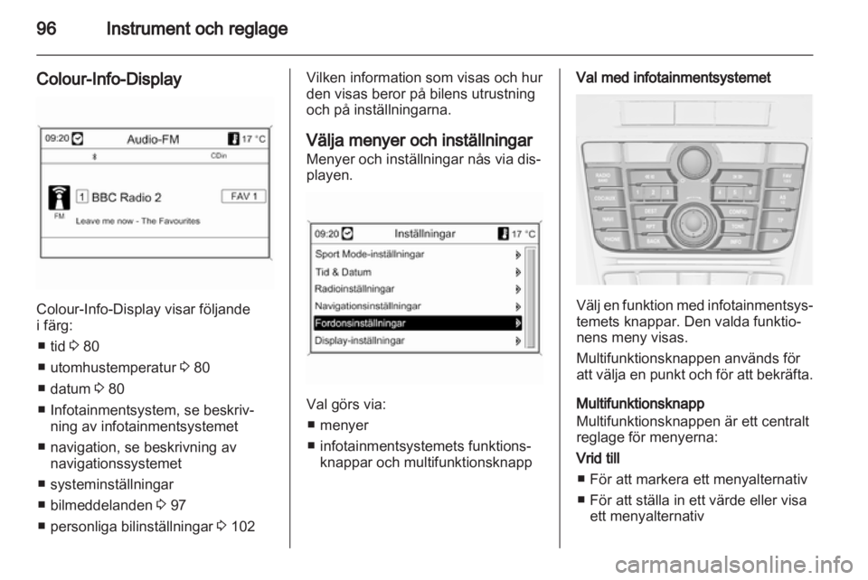 OPEL MERIVA 2011  Instruktionsbok 