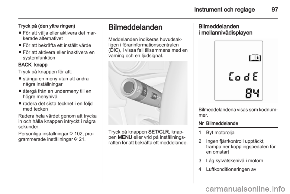 OPEL MERIVA 2011  Instruktionsbok 