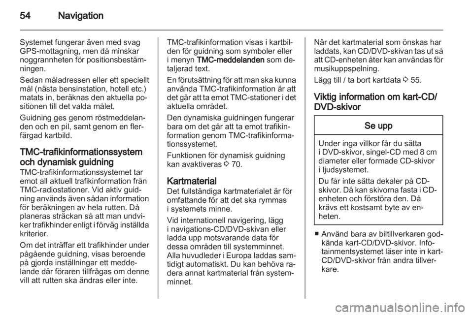 OPEL MERIVA 2011.25  Handbok för infotainmentsystem 
