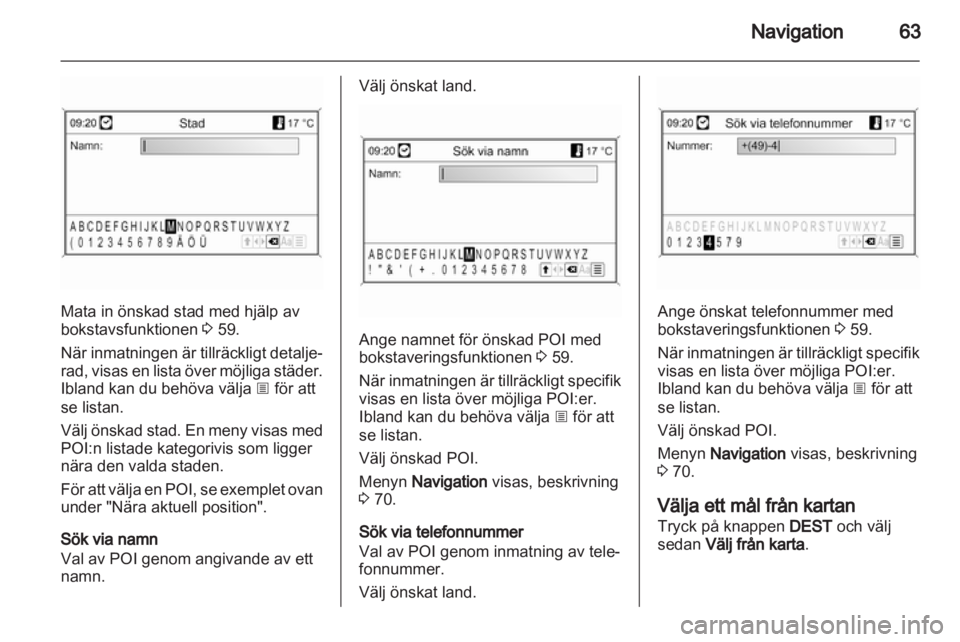 OPEL MERIVA 2011.25  Handbok för infotainmentsystem 
