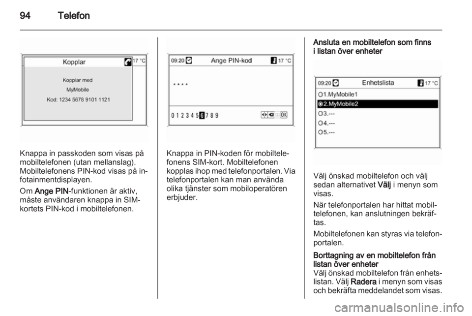 OPEL MERIVA 2011.25  Handbok för infotainmentsystem 