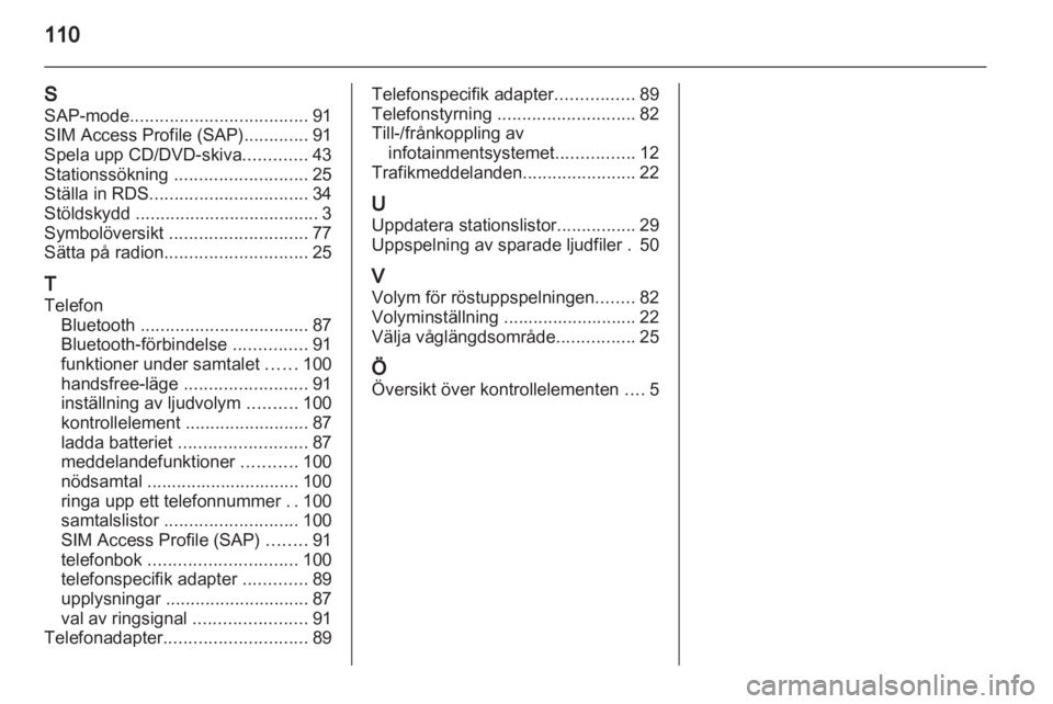 OPEL MERIVA 2011.5  Handbok för infotainmentsystem 
