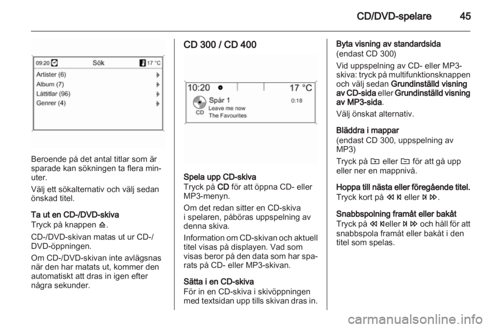 OPEL MERIVA 2011.5  Handbok för infotainmentsystem 