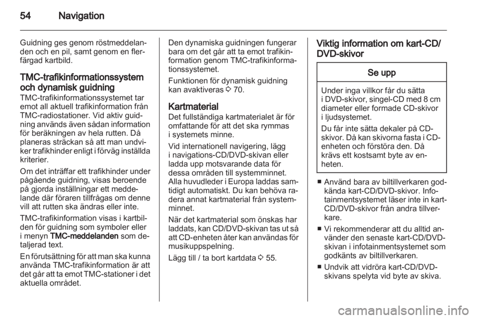 OPEL MERIVA 2011.5  Handbok för infotainmentsystem 