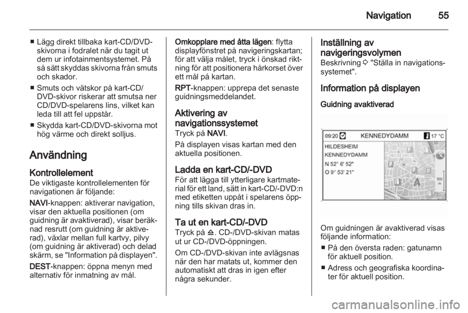 OPEL MERIVA 2011.5  Handbok för infotainmentsystem 