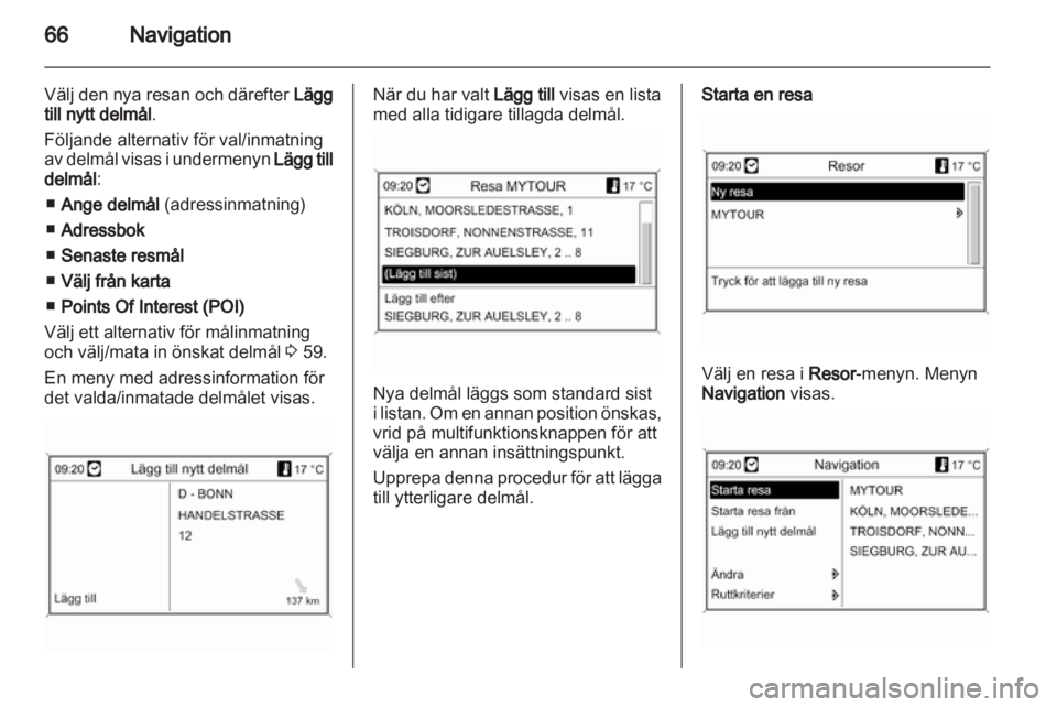 OPEL MERIVA 2011.5  Handbok för infotainmentsystem 