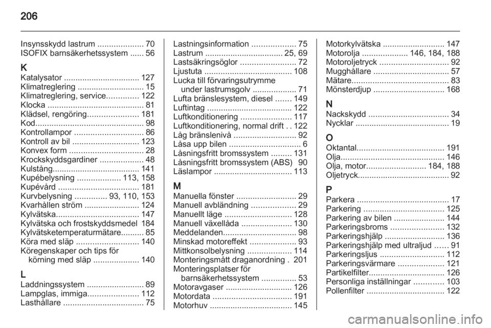 OPEL MERIVA 2011.5  Instruktionsbok 