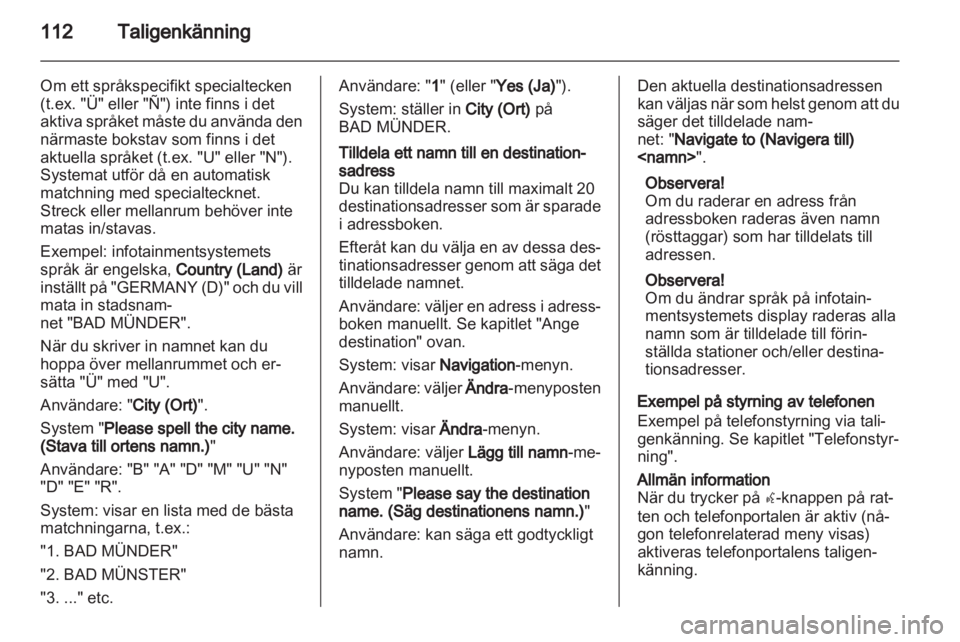 OPEL MERIVA 2012  Handbok för infotainmentsystem 