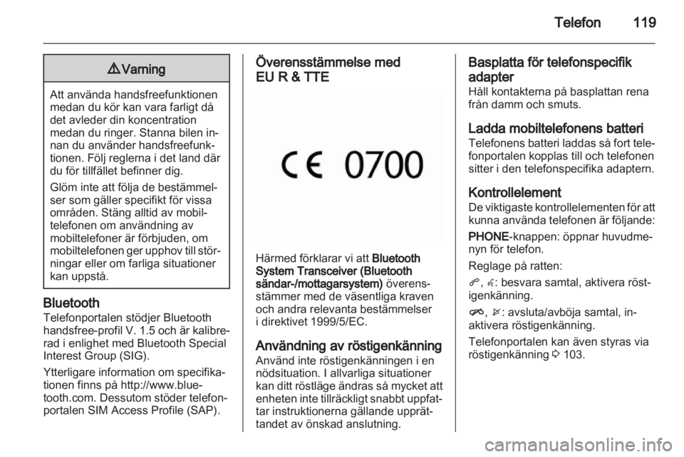 OPEL MERIVA 2012  Handbok för infotainmentsystem 