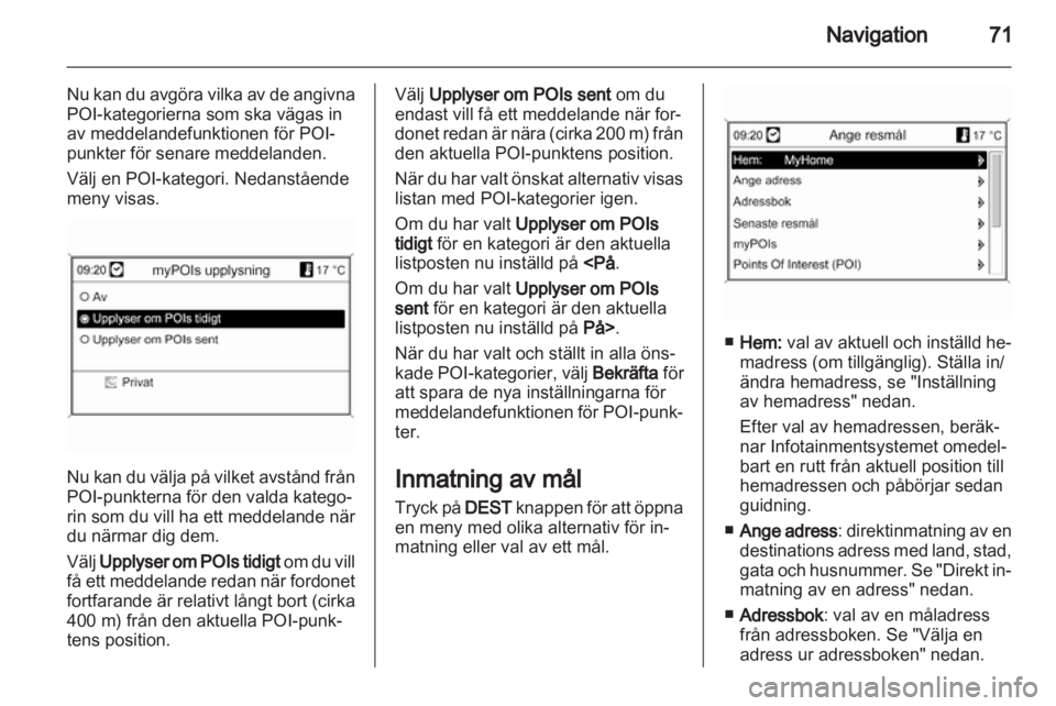OPEL MERIVA 2012  Handbok för infotainmentsystem 