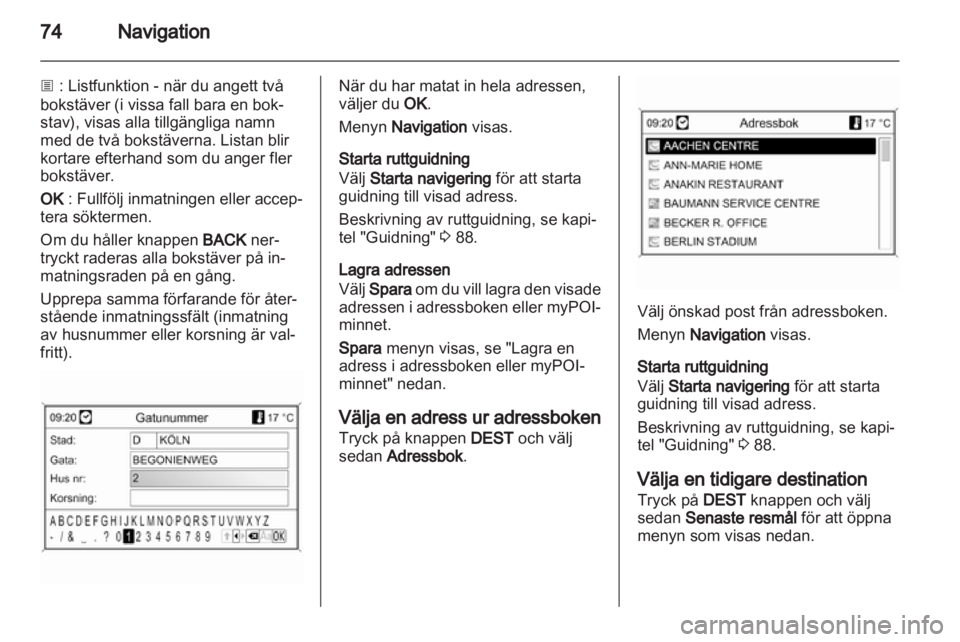 OPEL MERIVA 2012  Handbok för infotainmentsystem 