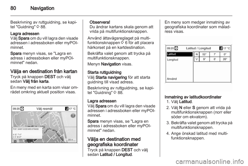 OPEL MERIVA 2012  Handbok för infotainmentsystem 