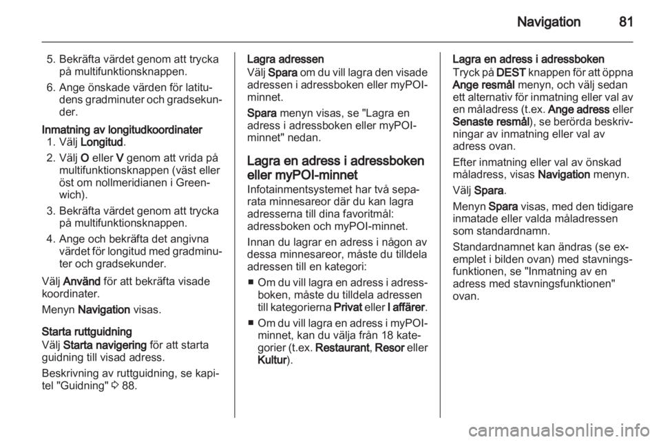 OPEL MERIVA 2012  Handbok för infotainmentsystem 