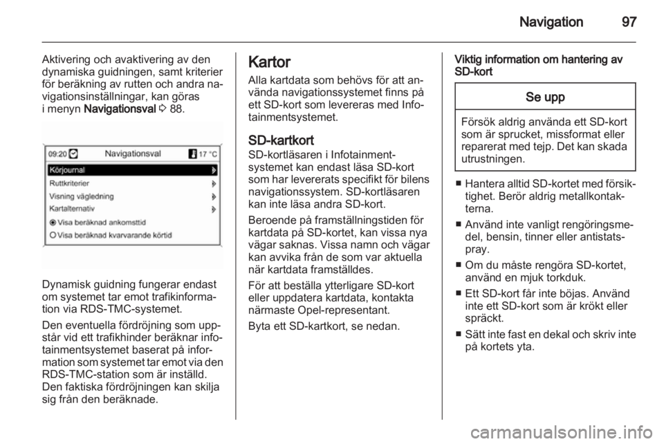 OPEL MERIVA 2012  Handbok för infotainmentsystem 