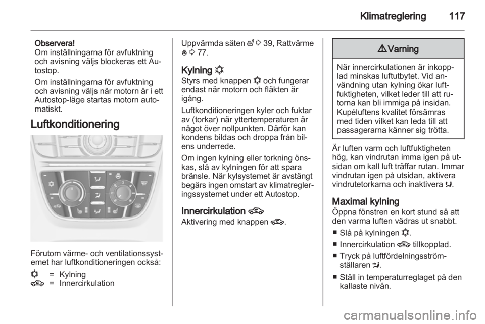 OPEL MERIVA 2012  Instruktionsbok 