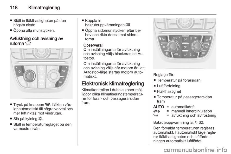 OPEL MERIVA 2012  Instruktionsbok 