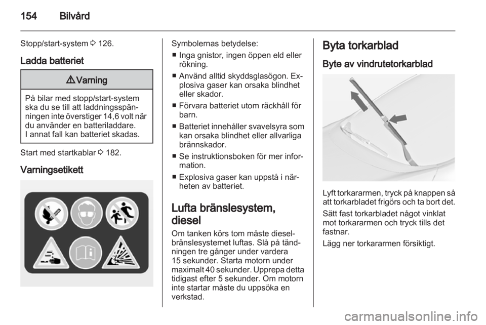OPEL MERIVA 2012  Instruktionsbok 