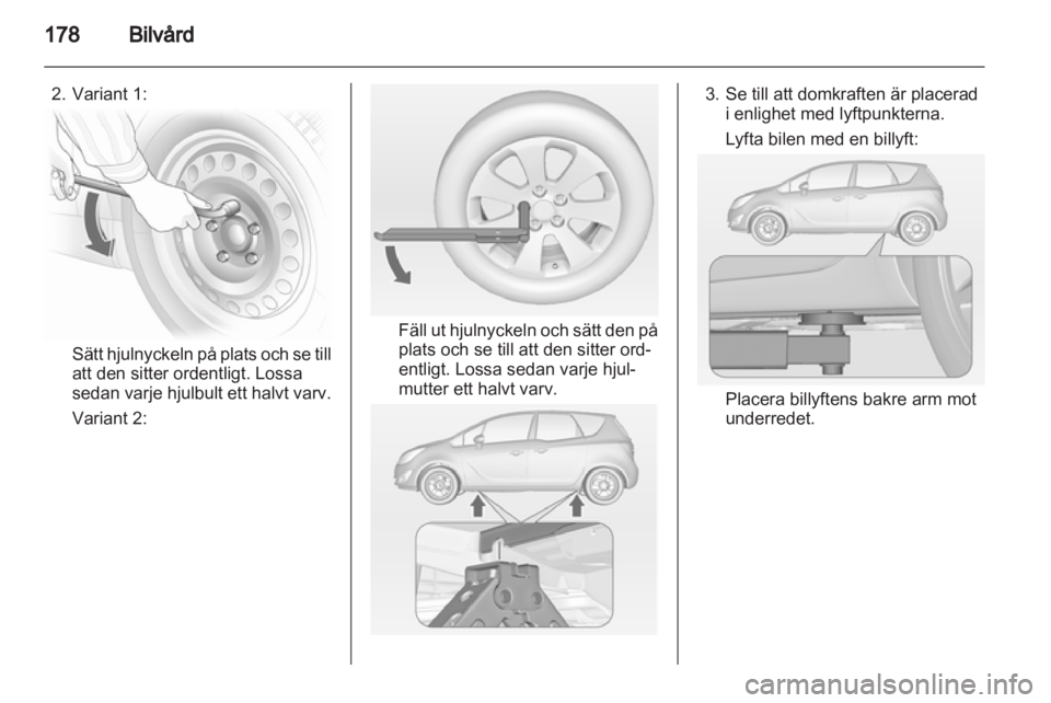 OPEL MERIVA 2012  Instruktionsbok 