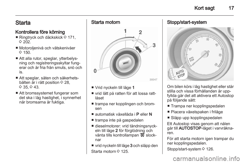 OPEL MERIVA 2012  Instruktionsbok 