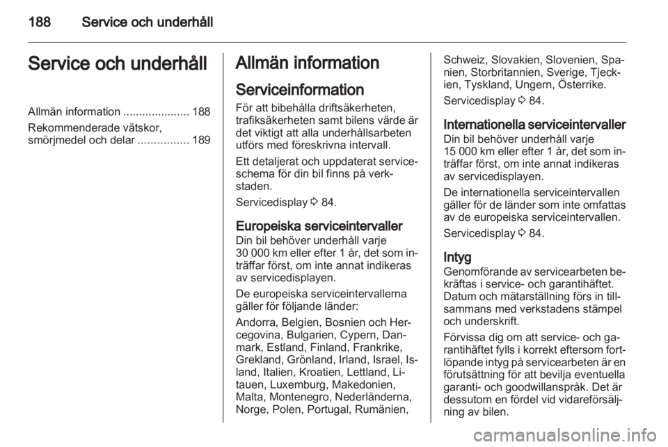 OPEL MERIVA 2012  Instruktionsbok 