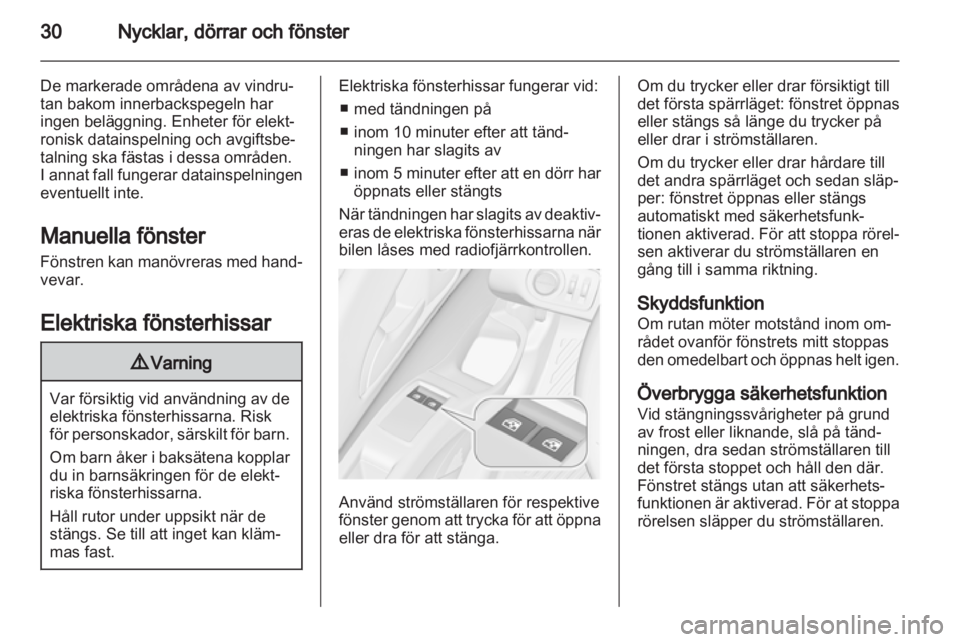 OPEL MERIVA 2012  Instruktionsbok 