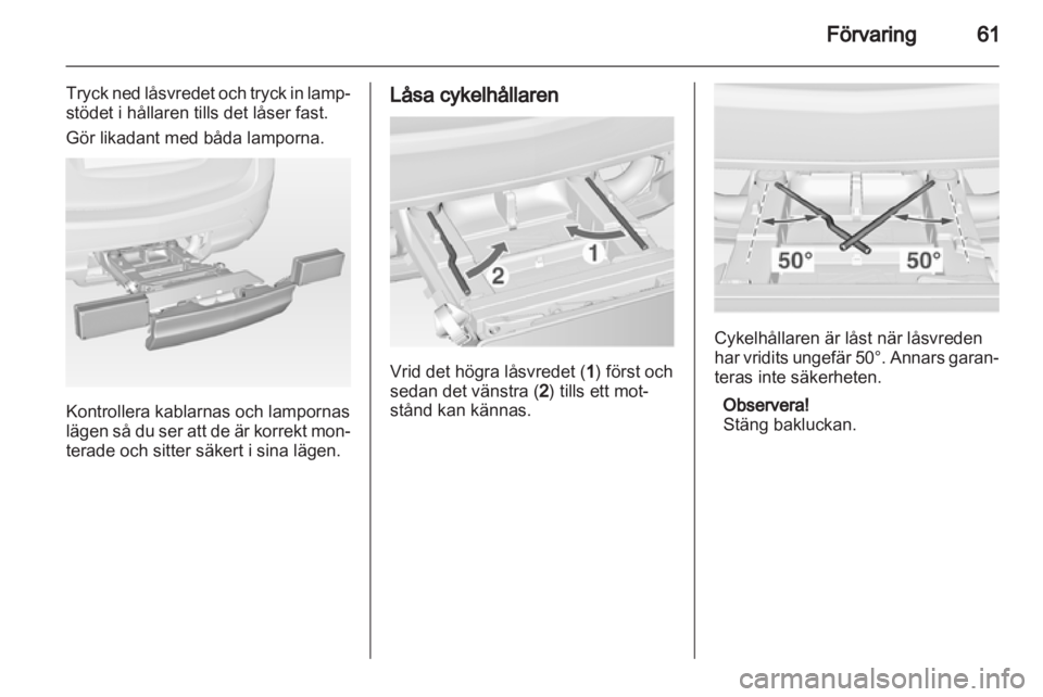 OPEL MERIVA 2012  Instruktionsbok 