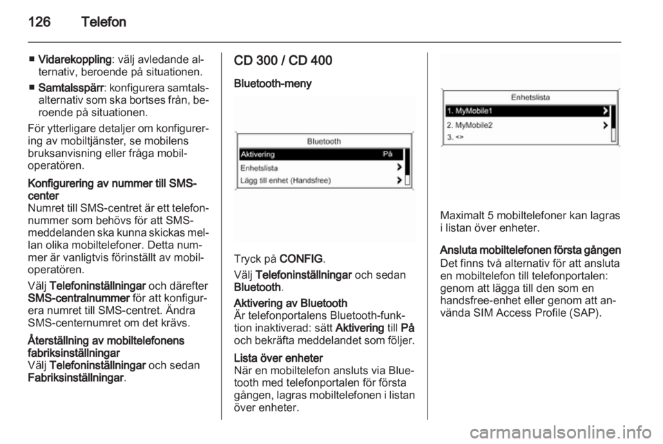 OPEL MERIVA 2012.5  Handbok för infotainmentsystem 