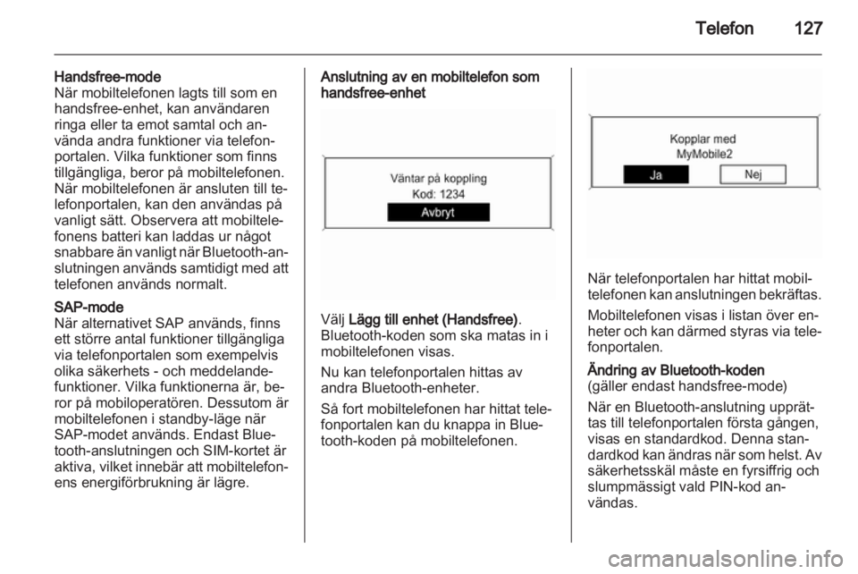 OPEL MERIVA 2012.5  Handbok för infotainmentsystem 
