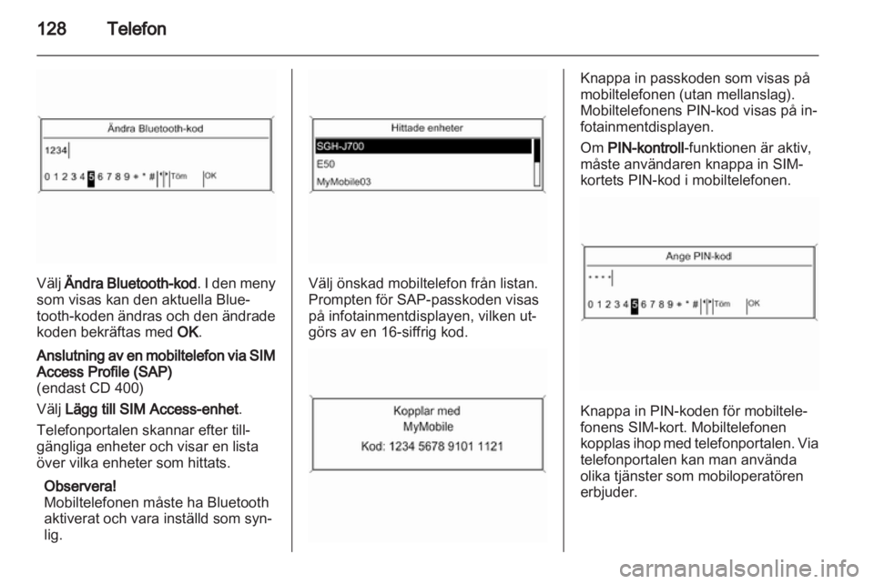 OPEL MERIVA 2012.5  Handbok för infotainmentsystem 