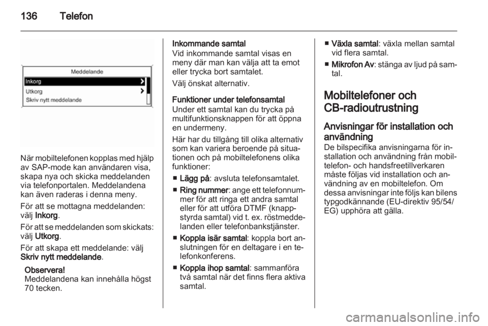 OPEL MERIVA 2012.5  Handbok för infotainmentsystem 