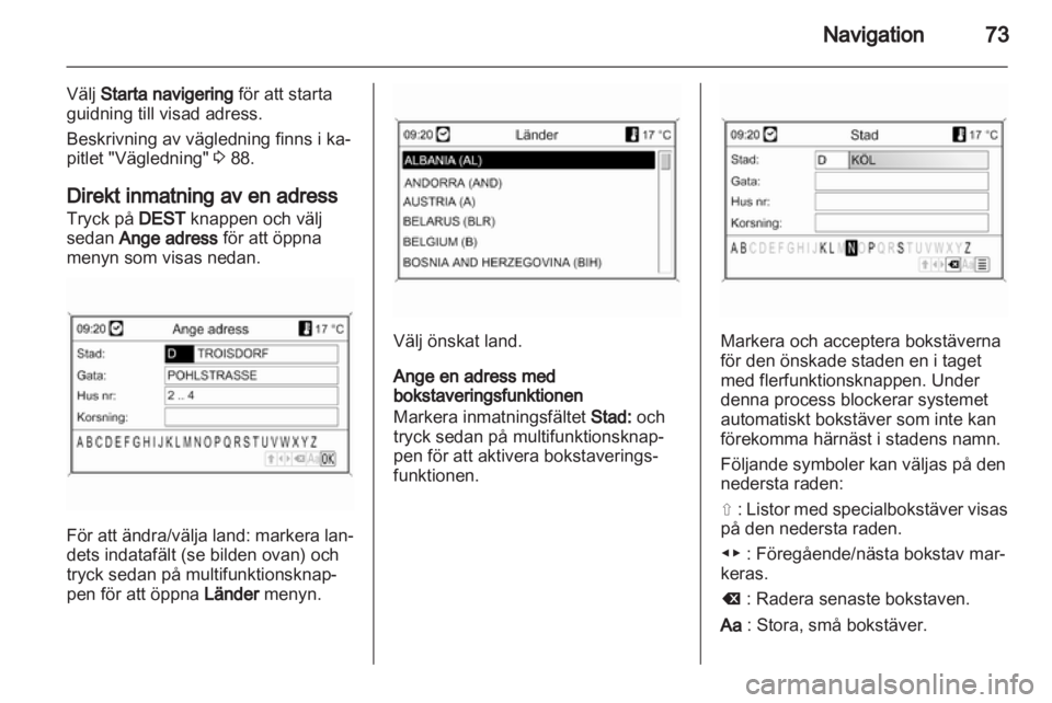 OPEL MERIVA 2012.5  Handbok för infotainmentsystem 