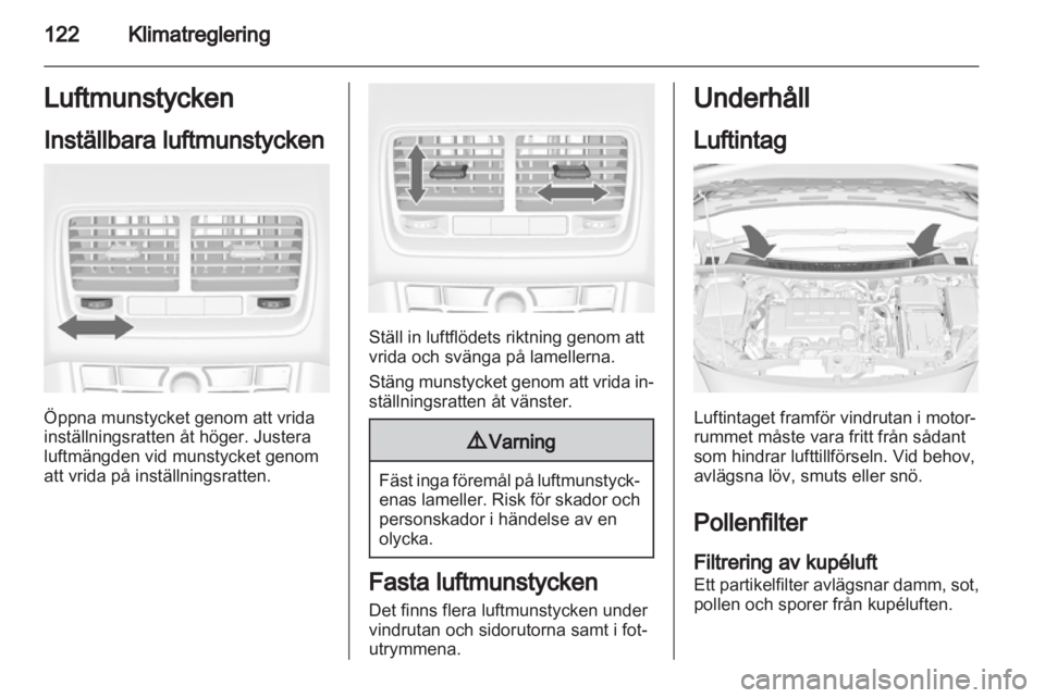 OPEL MERIVA 2012.5  Instruktionsbok 