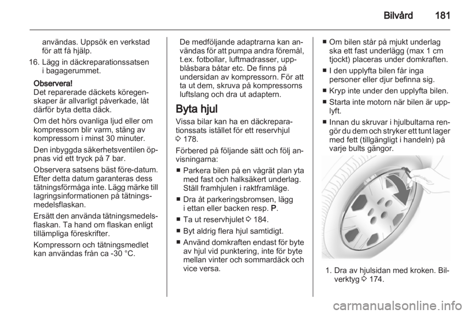 OPEL MERIVA 2012.5  Instruktionsbok 