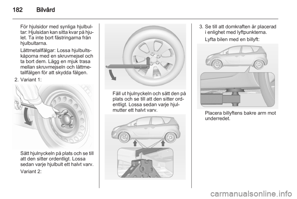 OPEL MERIVA 2012.5  Instruktionsbok 
