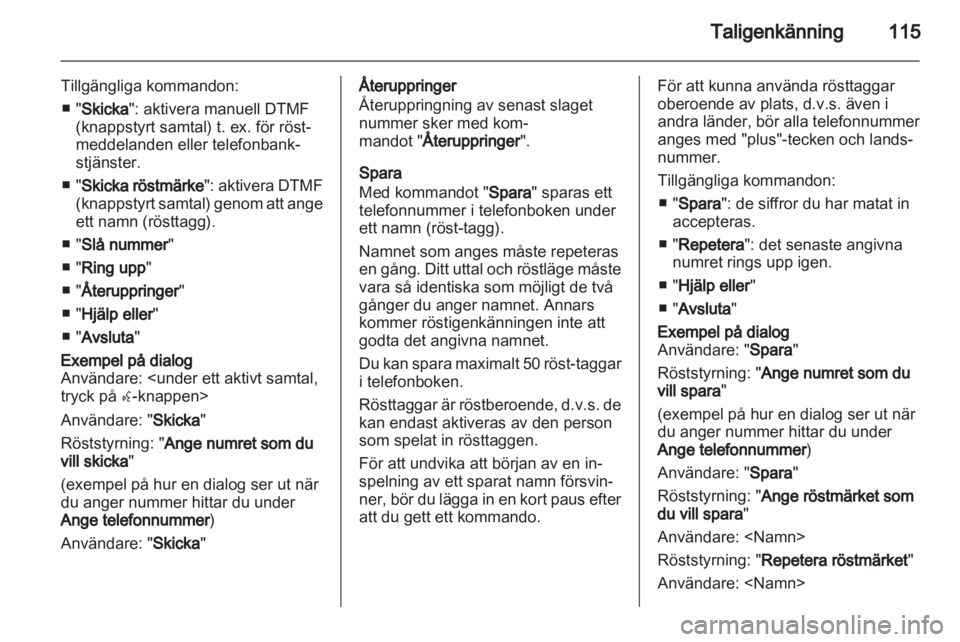 OPEL MERIVA 2013  Handbok för infotainmentsystem 